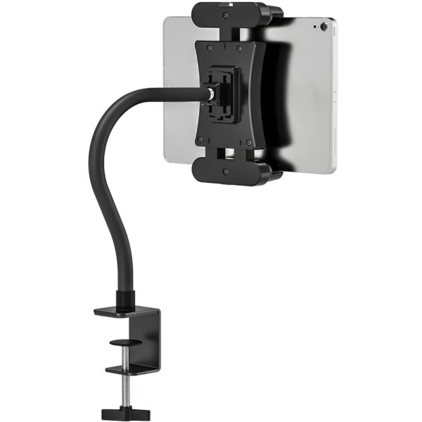 JUBORUI Tablet Holder Stand Desk, 360° Adjustable Gooseneck Tablet Holder, iPad Desk Stand Tablet Arm Mount for iPad Pro Air Mini 4.7" - 13.5" Tablet Smartphone