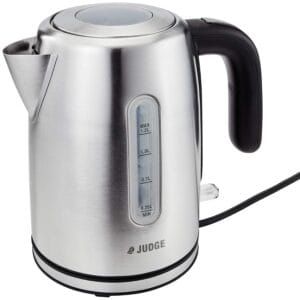 Judge Electric Kettle, Fast Boil, Quiet, Stainless Steel, Energy-Efficient in Gift Box 1.2L 2200W - 2 Year Guarantee