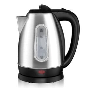 KEINVE Electric Kettle, 1.8L Tea Kettle With LED Indicator, Auto Shut-Off and Boil-Dry Protection, Stainless Steel, 2200W