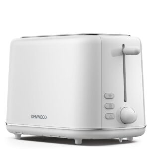 Kenwood Abbey Lux Toaster, 2 Slot Toaster, 7 Browning Settings, Reheat, Defrost and Cancel Functions, Pull Crumb Tray, Cord Storage, 800 W, TCP05.A0WH, White
