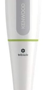 Kenwood Hand Blender, One Speed Mixer with Turbo, Triblend Wand, Anti-splash, 700W, HDP100WG, White
