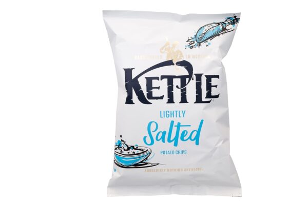 Kettle Lightly Salted Chips, 130g