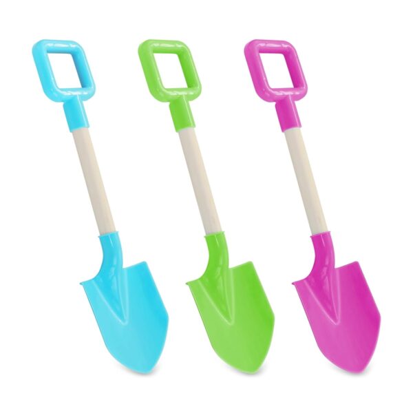 Kids Beach Shovel, Viceda Beach Toy Set, Garden Tools, Snow Shovelling Tools, Spade for Children 40cm/16in(Blue purple Green)