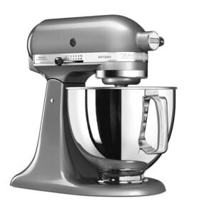 KitchenAid 5KSM125ECU Stand Mixer, Steel, Silver