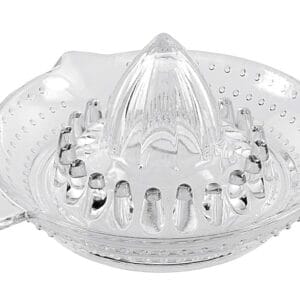 KitchenCraft Manual Glass Citrus Juicer, Lemon Squeezer, 14.5 cm