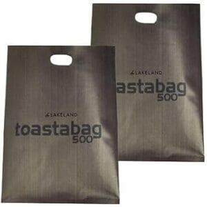 Lakeland Reusable Toastabags - Makes Toasted Sandwiches in a Toaster, Pack of 2
