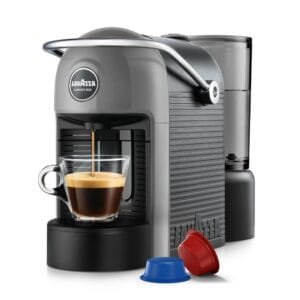 Lavazza, A Modo Mio Jolie EVO, Coffee Capsule Machine, Made from 36% Recycled Plastic, Compatible with A Modo Mio Pods, with Removable Cup Rest, Automatic Shut-Off, 1250 W,...
