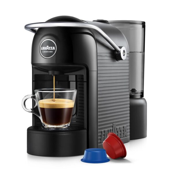 Lavazza, A Modo Mio Jolie EVO, Coffee Capsule Machine, Made from 36% Recycled Plastic, Compatible with A Modo Mio Pods, with Removable Cup Rest, Automatic Shut-Off, 1250 W,...