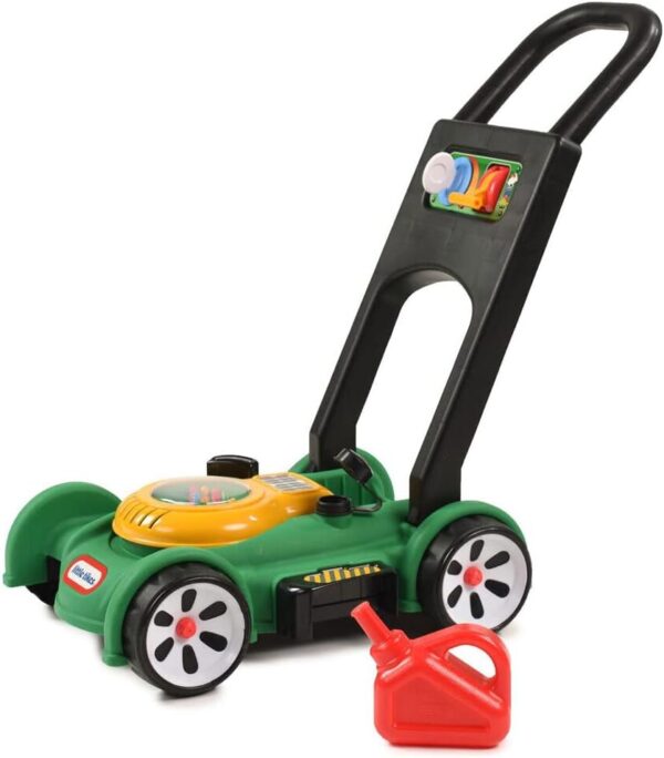 Little Tikes Gas 'n Go Mower - Realistic Lawn Mower for Outdoor Garden Play with Mechanical Sounds, Movable Throttle & Petrol Can. For Ages 18 Months+,Multi-colored,53.34 x...