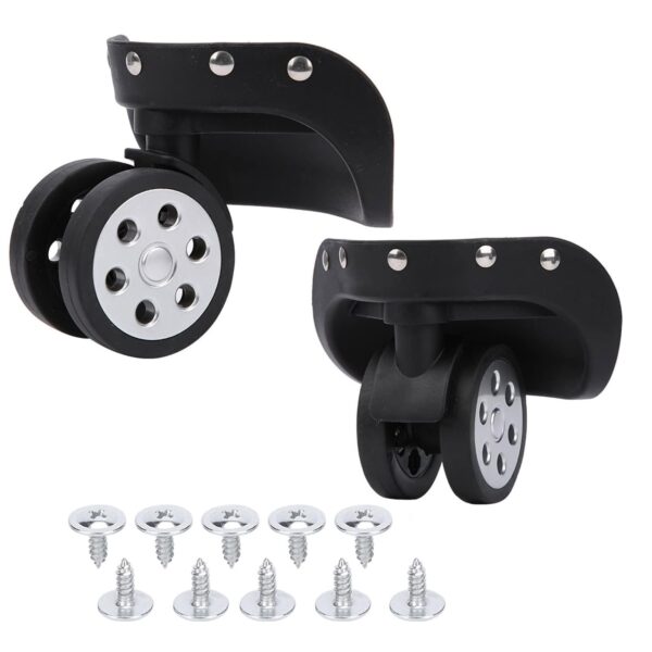 LSFYYDS Universal Wheel Casters, Luggage Replacement Wheels Lightweight Large Hole Suitcase Wheels Repair Set Travel Suitcase Wheels, Casters Suitcase Replacement for Travelpro...