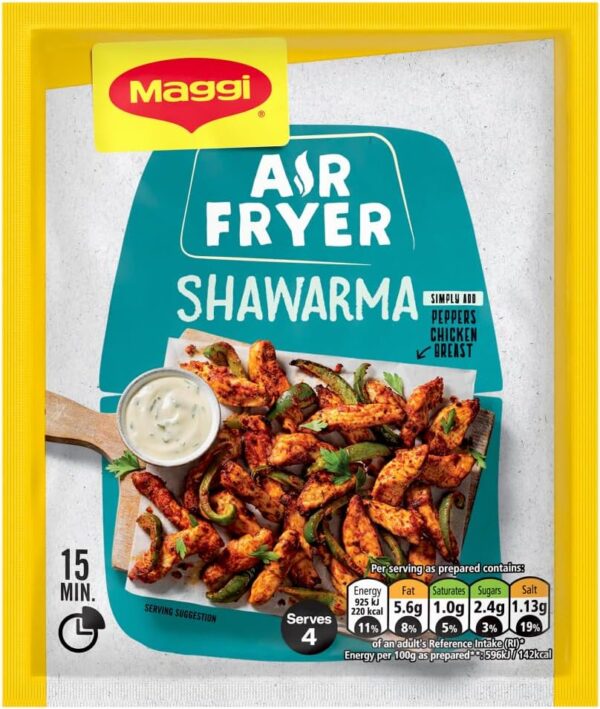 Maggi Air Fryer Shawarma Herbs and Spices Recipe Mix 25g