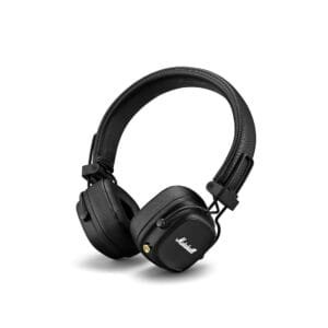 Marshall Major IV On Ear Bluetooth Headphones, Wireless Earphones, Foldable, 80+ Hours Wireless playtime- Black