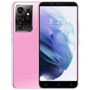McMgc Cheap Mobile Phones, 5.0 inch IPS Display, 16GB ROM 128GB Expandable, Android 9.0, Dual SIM Dual Camera WCDMA/GSM Cell Phone (M21Ultra-Pink)