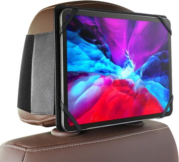 memumi 𝟐𝟎𝟐5 𝗨𝗽𝗴𝗿𝗮𝗱𝗲𝗱 Car Headrest Holder for Tablet, Car Headrest Mount Universal Stand for 2020 iPad Pro 9.7, 10.2, 11, for iPad Air mini 2 3 4, for Huawei, for Samsung Tab,...