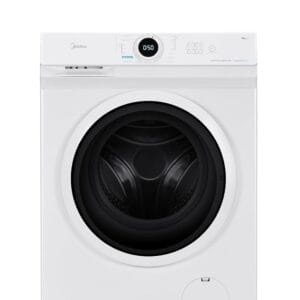 Midea MF10EW90BA Freestanding Washing Machine,9kg Load,1400 RPM,Quick Wash,Steam Care,Add Garment,BLDC Motor,White