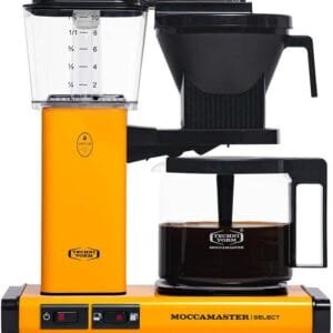 Moccamaster KBG Select, Coffee Machine, Filter Coffee, Yellow Pepper, UK Plug, 1.25 Liters