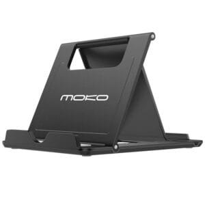 MoKo 6-12.9 Inch Tablet/Phone Holder, Universal Adjustable Stand for iPad 10.2 10th/2022, iPad Pro 11/12.9 2022, iPhone 14/14 Pro/14 Pro Max/13/12/11, iPhone SE, iPad Mini 6/5,...