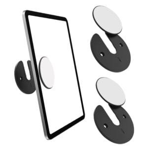 MoKo Universal Wall Mount for Tablet Phone, 2 Pack 90 Degrees Rotating Round Adjustable Tablet Holder Device Storage Compatible with iPad Kindle E-reader Smart Phone Wifi Router...