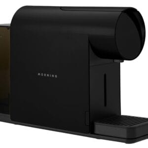 MORNING Mini Coffee Machine for Coffee Pods, Nespresso Capsule Compatible - LCD Display, Professional Brewing - Barista Style - Small Compact Coffee Machine - Coffee Maker...