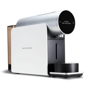 MORNING Smart Coffee Machine for Coffee Pods Nespresso Capsule Compatible - LCD Display, Professional Brewing - Barista Style - Small Compact Coffee Machine - Coffee Maker...