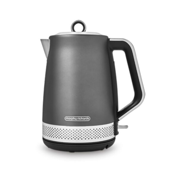 Morphy Richards Illumination 1.7L Jug Kettle, Rapid Boil, Boil Dry Protection, Pull off Lid, Limescale Filter, Easy View Window, 360 Cordless Base, Stainless Steel, Titanium ,...