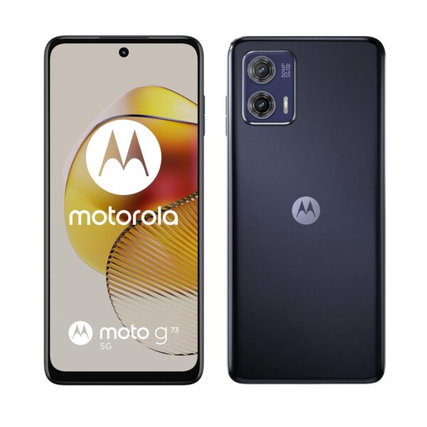 Motorola Moto (g73 5G, 6.5 Inch Full HD 120 Hz Display, Dolby Atmos Stereo Speakers, 5000 mAh Battery, TurboPower Charging, 5G, Octa Core Processor, Android 13, 8/256 GB, Dual...
