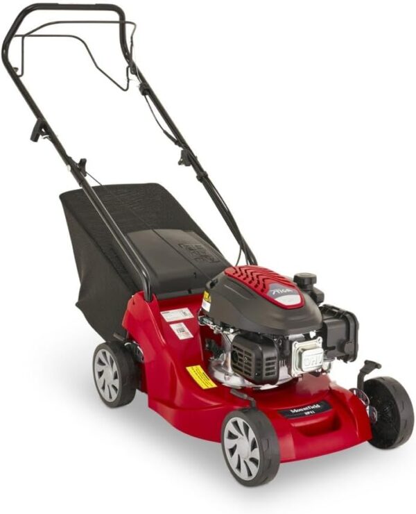 Mountfield SP41 Petrol Lawnmower, Self-Propelled, 39cm cutting width, 123cc ST120 Autochoke petrol engine, Up to 250m², Includes 40L Grass Collector
