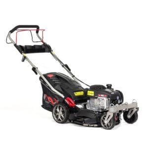 NAX POWER PRODUCTS 1000S self-propelled lawn mower with Briggs & Stratton combustion engine of 125 cm3 capacity, 450E series, mowing width 42 cm 45-litre basket deck cleaning...