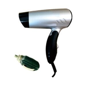 Netagon Portable 12V Car Hair Dryer Mini Travel Hair Dryer and Deicer Demister for Travelling, Camping, Festivals, Caravan, Motorhome & Windscreen De Frosting Icer | Foldable,...
