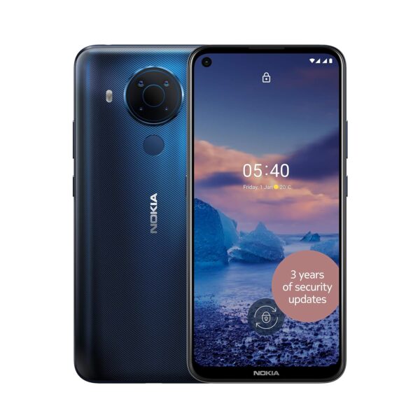 Nokia 5.4 4G 6.39" Smartphone Dual SIM 4GB RAM 64GB Unlocked - Polar Night A