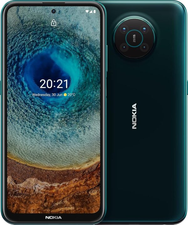 Nokia X10 6.67 Inch Android UK SIM Free Smartphone with 5G Connectivity - 6 GB RAM and 64 GB Storage (Dual SIM) - Forest Green (Renewed)