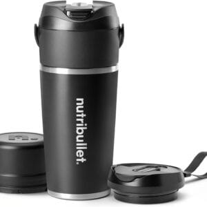 nutribullet Flip Portable Blender with Insulated Cup (590ml) - 24hr Chill Tumbler - 11.1V High Torque Motor Blends Frozen Fruit, Nuts & Ice for Smoothies & Juices - Long Lasting...