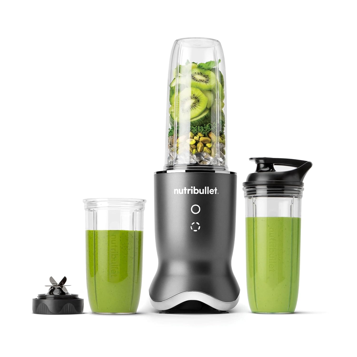 nutribullet Ultra 1200W Personal Blender - Rapid Extractor Blade to Crush Ice & Frozen Fruit - 900ml Cup - Powerful Yet Quiet - Illuminated Interface with 2 Blending Options -...