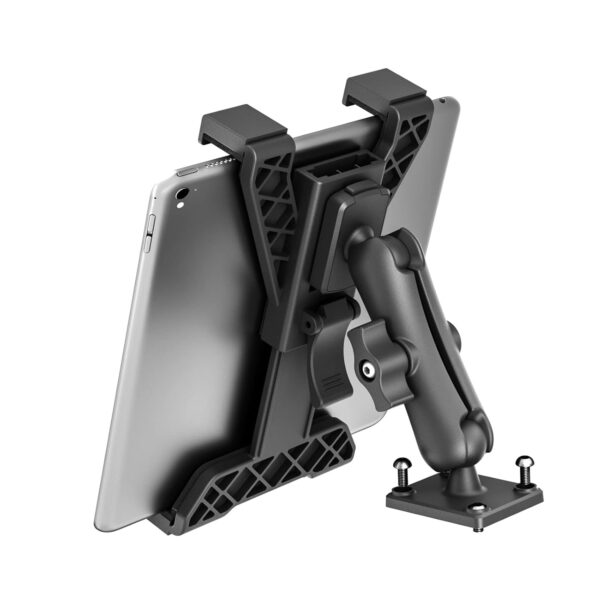 OHLPRO Heavy Duty Drill Base Tablet Holder for Car, iPad, Tablet Mount for iPad Mini, Samsung Galaxy (7-11") Tablets, Desks, Great for Truck, Wall, Commercial Vehicles Dash