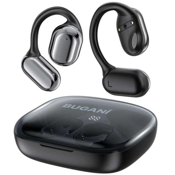 Open Ear Headphones, Open Ear Earbuds with Clear Calls, Bluetooth 5.4 Wireless Earbuds With Ear Hooks, IPX5 Waterproof Lightweight Sport Earphones For Workouts, Running,...