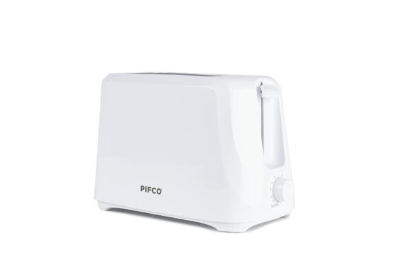 PIFCO White Toaster 2 Slice - Affordable, Variable Browning Controls, Auto Shut-Off, Removable Crumb Tray, and User-Friendly Kitchen Essential - Compact 2 Slice Toaster for...
