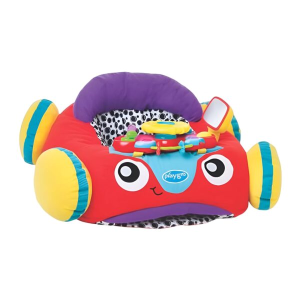 Playgro Music and Lights Comfy Car for Babies Aged 6 Months and Above - an Interactive Toddler Ride-On Toy Encouraging Imaginative Adventures and Cognitive Development - with...
