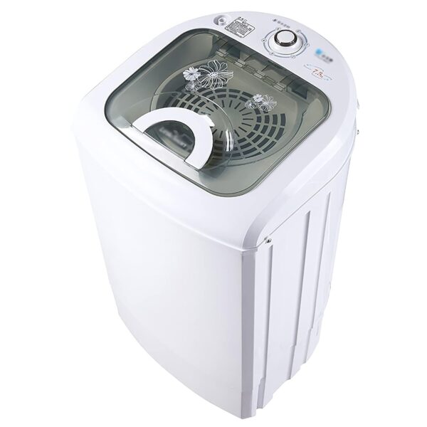 Portable 2-in-1 Washing Machine & Spin Dryer - Automatic Camping Washer, 7.5KG Top Loading, Timing Function, Energy/Water-saving, Easy Operation