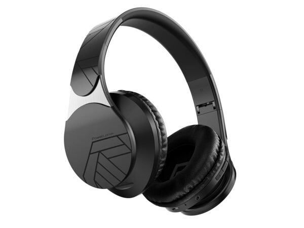 PowerLocus Bluetooth Headphones Over Ear, 40H Playtime Wireless Headphones, 4 EQ Music Modes, Headphones with Mic, Micro SD/TF, FM Radio, Foldable Lightweight Headphones for...