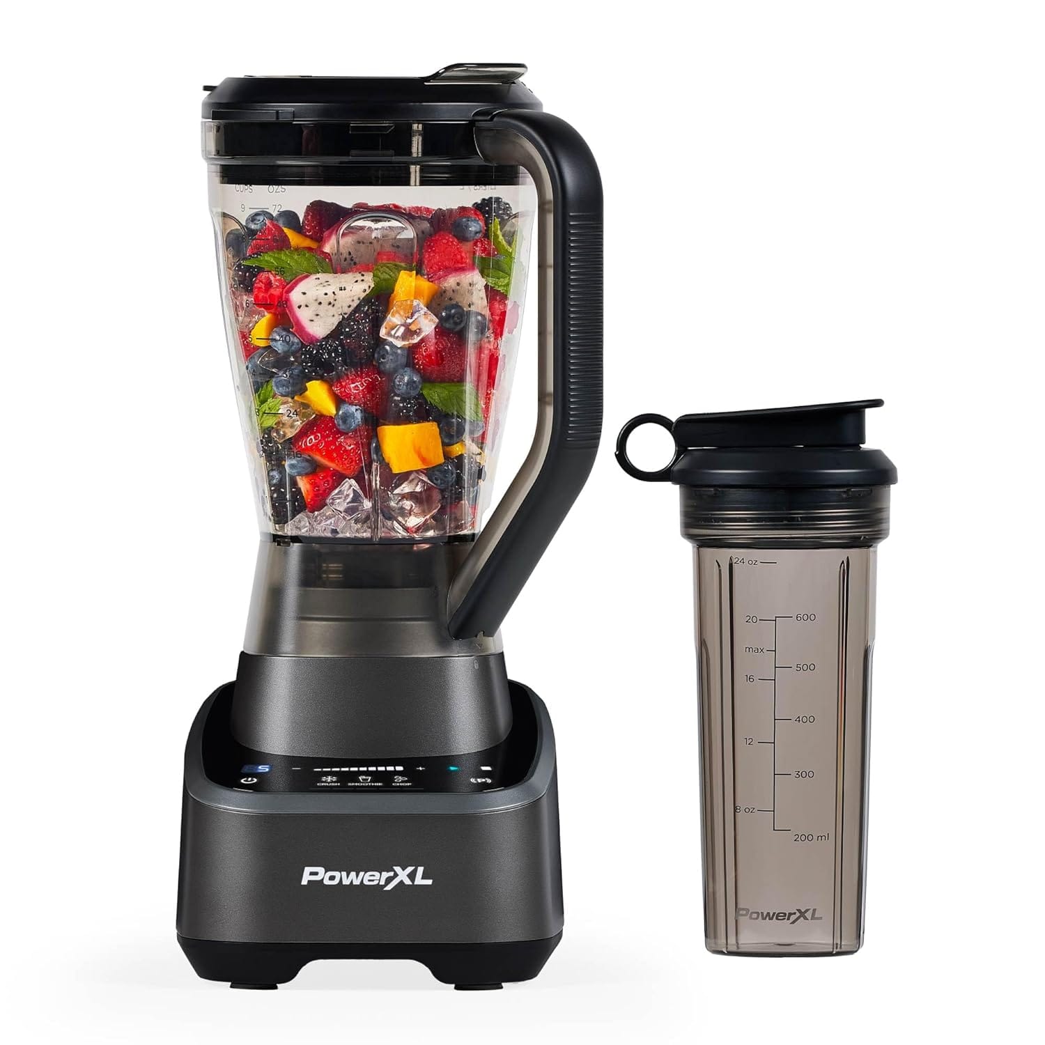 PowerXL SensiMax 2L Blender, Food Blenders for Kitchen, Smoothie Maker, Soup, Juice & Food, 3 Smart Sensing Functions, Powerful 1500W Motor