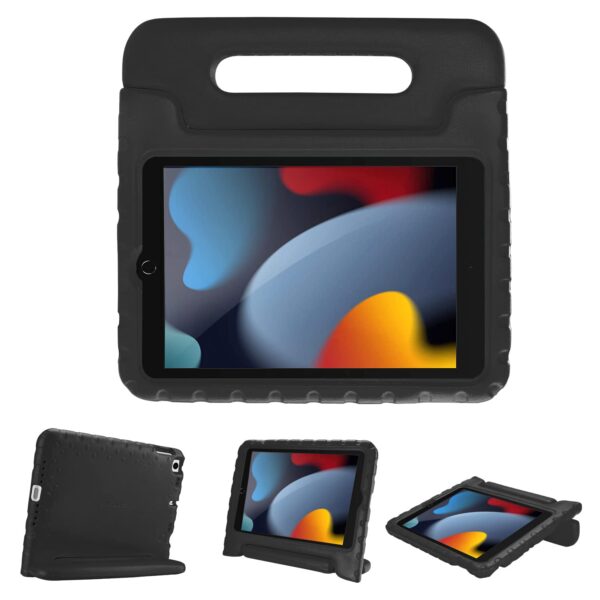 ProCase Kids Case for iPad 10.2 Inch 2021 2020 2019 (7th 8th 9th Generation) / iPad Pro 10.5/ iPad Air 3, Super Shockproof Cover Lightweight Protective Case -Black