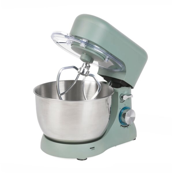 Progress EK5234PTEAL Go Bake Stand Mixer- Large Electric Whisk with 4L Stainless Steel Bowl, 8 Speeds and Pulse Function, Mixing Beater, Dough Hook, and Whisk Attachments,...