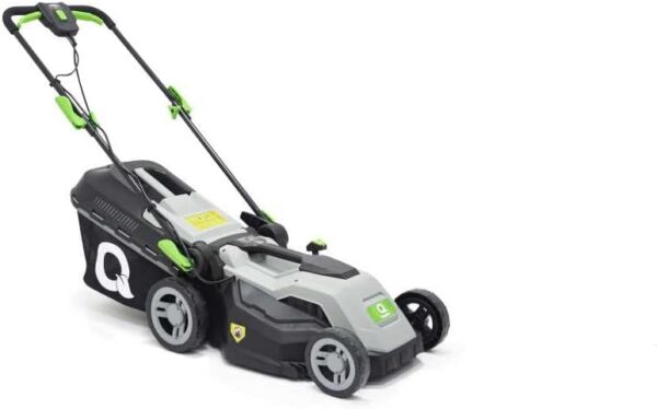 Q Garden Electric Rotary Lawn Mower- 1 Year Guarantee (38cm Cutting Width and 40L Collection Box, QG38-1600)