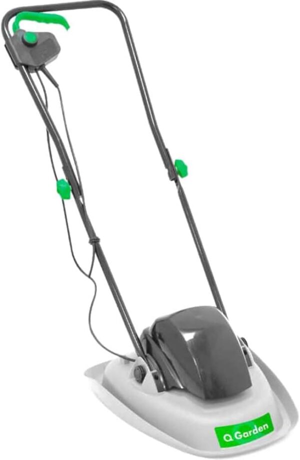 Q Garden QG30-1200 Electric Hover Non Collect Lawn Mower with 3 Cutting Heights, 30cm Cutting Width - 1 Year Guarantee
