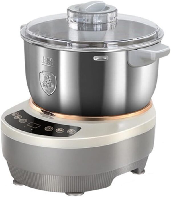 QYANPEN Professional Stand Mixer, 3 Speed 10L Mixing Bowl 500W Electric Mixer with Mixing Bowl, Beater & Dough Hook, Commercial Kitchen Cake Mixer & Dough Mixer,White