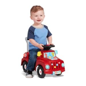Radio Flyer Tinker Truck With Lights & Sounds, Toddler Ride On Toy, For Ages 1-3, Red