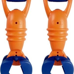 RAINBOW TOYFROG 13" Plastic Sand Digger Grabber Toy,Sand & Beach Claw Catcher. for Ages 3+,Great for The Beach,Snow, Kids Sandbox, Backyard, Playground, Bathtub Toddler Toys-2 Pack