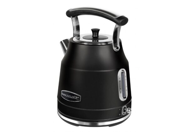 Rangemaster RMCLDK201BK Black Cordless Electric 1.7L 3kW Classic Kettle with Quick & Quiet Boil, Boil Dry Protection & 2 Year Guarantee