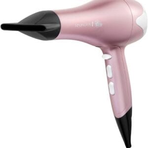 Remington Hair Dryer (Ionic Conditioning for Frizz-Free Results, 3 Heat & 2 Speed Settings with True Cold Shot, Diffuser, Ceramic Coating with Real Pearl, Slim Concentrator,...
