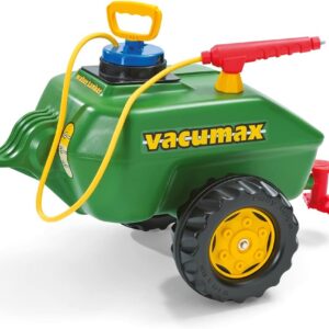 ROLLY TOYS | rollyVacumax Tanker with Pump | 122868, Green, 75 cm × 45 cm × 43 cm